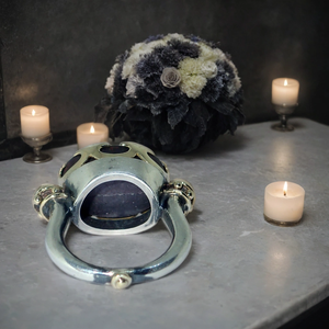 Anillo de Plata de Ley 925 Hecho a Mano, Dos Tonos, con Rubí Moissanita en Engaste de Bisel, Anillos de Moda, Eternidad, Vermeil para Bodas - Product Image 2