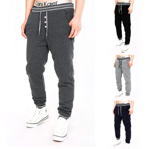 Customize High-Quality Men's Gym Sports Pants & Trousers Casual Plus Size <b>Stacked</b> Cotton Streetwear <b>Joggers</b> Pants Manufacturer - Product Image 5