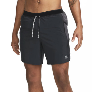 Pantalones Cortos Deportivos de Poliéster/Nylon de Color Sólido para Hombre, para Correr y Fisicoculturismo, con Logotipo Personalizado y Servicio OEM al por Mayor - Product Image 1