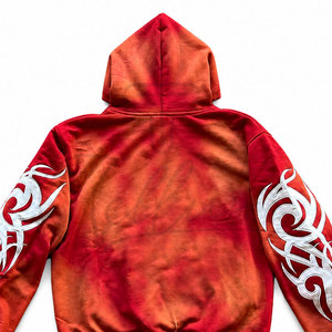 Sudadera con capucha para hombre de moda, estilo desgastado, térmica, de gran grosor, venta al por mayor - Product Image 3
