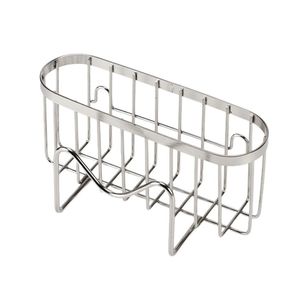 Wall Mount Iron Kitchen Sink Organizer With Strong Hooks For Hanging Cleaning Tools And Kitchen <b>Accessories</b> - Product Image 1