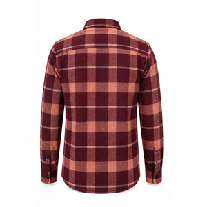 T-shirt vintage à manches longues délavé à l'acide, style streetwear, surdimensionné, chemises en flanelle à carreaux pour hommes - Product Image 3