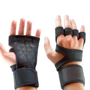 Gants de musculation Driftwear Impex en maille robuste avec support de poignet, antidérapants, rembourrés, sans doigts, fermeture rapide, pour le fitness - Product Image 1