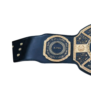 Cinturón de Campeón Negro Personalizado con Diseño de León, Cinturón de Lucha Libre de Primera Calidad, Regalo Personalizado para Fanáticos y Coleccionistas - Product Image 4