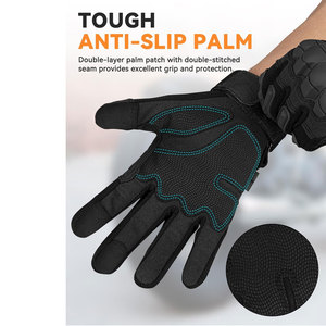 Motorbike <b>Gloves</b> <b>Touch</b> Screen Top Quality Microfiber Rider <b>Gloves</b> Off Road Shockproof Reduce Vibration <b>Gloves</b> - Product Image 4