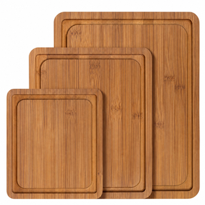 Tabla de Cortar Hexagonal de Bambú Natural al por Mayor - Utensilios de Cocina de Madera Ecológicos y Duraderos 30x30x1.5 cm 1.5 cm de Grosor - Product Image 1