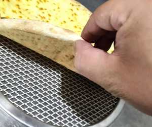 Grille de cuisson ronde pliable en acier inoxydable jetable pour pizza, plateau en maille pour barbecue, idéal pour four - Vente en gros - Product Image 5