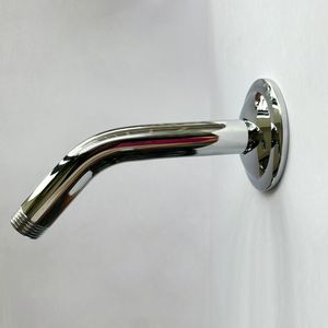 Braccio di Estensione per Doccia a Parete con Filettatura Conica 1/2 NPT, Flangia e Soffione a Pioggia - Accessori per Cabina Doccia - Product Image 1