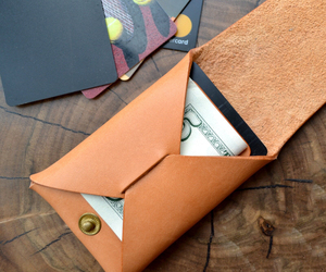 Professional Custom Leather Stitchless <b>Wallet</b> Seamless Minimalist <b>Card</b> <b>Holder</b> Slim Men <b>Wallet</b> with Logo Print LSSW-0011 - Product Image 3