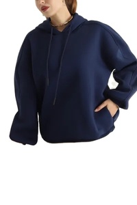 Sudadera con Capucha Transpirable para Mujer, Invierno, Logotipo Personalizado, Mangas Largas, Algodón, Poliéster, Felpa, Casual, OEM, Venta al por Mayor - Product Image 4