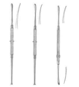 เครื่องมือผ่าตัดแบบใช้มือทำจากสแตนเลสสตีล ได้รับเครื่องหมาย CE ราคาแข่งขันได้ ใช้สำหรับการผ่าตัดเสริมจมูก ระดับ Class I ได้รับการรับรองมาตรฐาน ISO13485 รับประกัน 1 ปี - Product Image 3