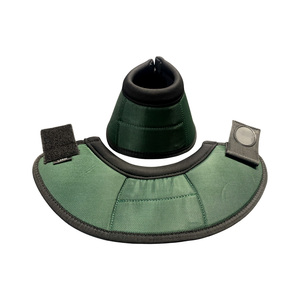 Protège-ventres équestres de qualité supérieure en nylon 1680 Denier, confortables, avec double protection antichoc en néoprène et double fermeture Velcro pour un enfilage/défilage rapide - Product Image 1