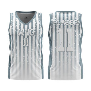 Maillots de basket personnalisés pour filles, respirants, avec logo imprimé par sublimation, maillots d'entraînement de basket pour femmes - Product Image 6