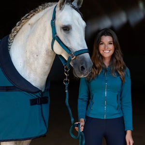 ZUMA ENTERPRISES - Cabestro de Cuero Marrón para Caballo, Ajustable, Acolchado, con Herrajes de Latón Macizo, Accesorios para Montar y Entrenar, Modelo - Product Image 5