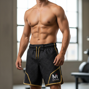 กางเกง MMA ปักโลโก้ได้ตามต้องการ กางเกงต่อสู้ระดับมืออาชีพ ระบายอากาศได้ดี เหมาะสำหรับมวยไทย คิกบ็อกซิ่ง ชุดฝึกซ้อม ราคาขายส่ง - Product Image 6