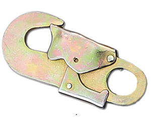 Mousqueton ovale solide à finition polie avec loquet de sécurité, crochet robuste polyvalent pour porte-clés, boucle de ceinture, voyage - Product Image 1