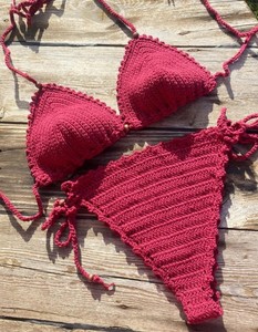Braguita de bikini de ganchillo, 100% algodón - Product Image 2