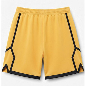 Shorts de basketball polyvalents pour hommes, style vintage, avec étiquette personnalisée, anti-plis et coutures renforcées - Product Image 4