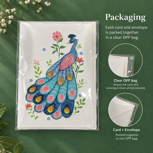 Wholesale High Quality Elegant Peacock Floral Quilling <b>Card</b> Best Artistic Handmade Greeting <b>Card</b> 12.7x17.8cm Customizable Paper - Product Image 6