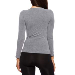 Camisetas de Manga Larga para Mujer al por Mayor de Alta Calidad / Camisetas Ajustadas de Tela No Tejida para Mujer, Transpirables y Ecológicas para la Temporada de Verano - Product Image 6