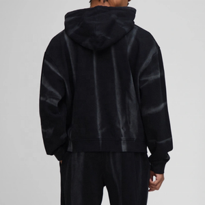 <b>Men</b> <b>Hoodie</b> & Sweatpants <b>Set</b>, Acid Wash Street Wear Casual Tracksuit - Product Image 4