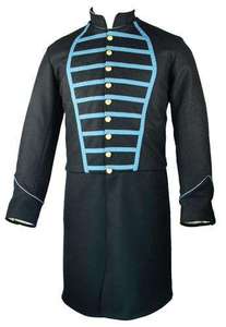 เสื้อแจ็คเก็ตผู้ชายสไตล์ทหาร สีดำ คอตั้ง แขนยาว ทรงปกติ ผ้าโพลีเอสเตอร์ ปิดกระดุมแบบติดตัวอักษร ปักลาย พิมพ์ลายทั้งตัว - Product Image 4