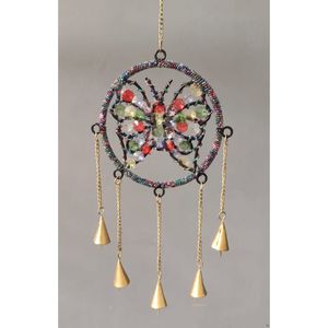 Adorno Colgante de Estrella de Madera Pintado a Mano, Decoración Festiva para Árbol de Navidad - Product Image 2