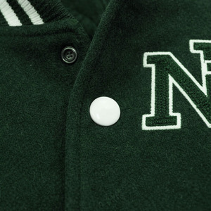 2026 Hot Selling Mens Casual Varsity Jacket Polyester Cotton Material Washed Finish Spring Fashion OEM Service Premium Quality - Product Image 4