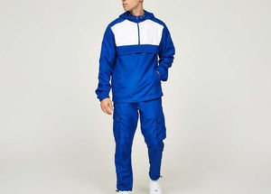 <b>Men</b> Casual Hooded Windbreaker <b>Jacket</b> Premium Lightweight Outdoor Soft Waterproof Front Logo Regular Fit Fashion Everyday - Product Image 4