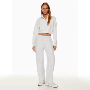 กางเกงจ็อกเกอร์คาร์โก้ผู้หญิงเอวยางยืดสูง ทรงหลวม ผ้าฟลีซ ระบายอากาศ มีกระเป๋า สไตล์สตรีทแวร์ ลายมัดย้อม ลำลอง สำหรับฤดูหนาว - Product Image 1