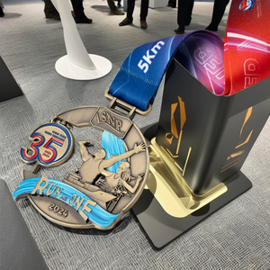 Oem Factory High Quality Custom 2D/3D Sports Medals, <b>Running</b> Swimming Football Metal Custom Marathon Finisher Sports Medals - Product Image 2