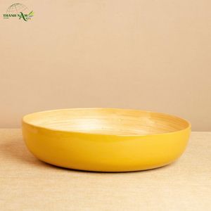 Spun Bamboo Disposable Eco-Friendly Handmade Serving Bowl <b>for</b> Party & Home Use - Product Image 6