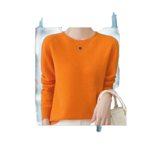 Pull en cachemire 100% de haute qualité, nouveau, pour femmes, col rond, creux, tricoté, 12GG, anti-rides, décontracté, manches longues, pour l'hiver - Product Image 3