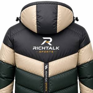 Chaqueta Acolchada con Capucha para Hombre, Nuevo Estilo, Tejido Suave y Cálido, Material Cómodo y Duradero, Transpirable y Ecológico - Product Image 5