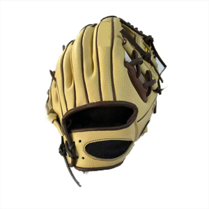 ถุงมือเบสบอลคุณภาพสูง ผลิตตามสั่ง พร้อมโลโก้ของคุณเอง สำหรับกีฬากลางแจ้ง หนังวัวแท้ กันน้ำ พร้อมบริการ OEM - Product Image 1