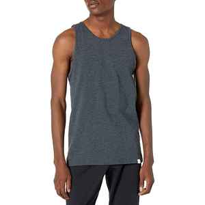High Quality Custom Men's Sports Tank <b>Top</b> 100% Cotton Eco-Friendly Breathable Quick Dry Solid Wholesale Custom Logo & Color - Product Image 1