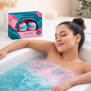 Bombas de baño orgánicas naturales efervescentes para spa, relajantes, hidratantes, para el cuidado de la piel, hechas a mano, herbales, personalizables, aromaterapia. - Product Image 3