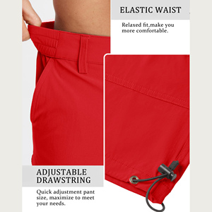 Pantalones Capri Cargo de Algodón 100% Transpirables de Secado Rápido para Hombre, Pantalones Premium para Exteriores con Múltiples Bolsillos - Product Image 5