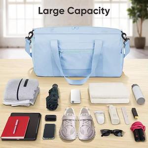 Muestra Gratuita: Bolsa Deportiva T60 para Hombre, Bolsa de Viaje y Gimnasio con Compartimento para Zapatos, Ideal para Yoga - Product Image 4