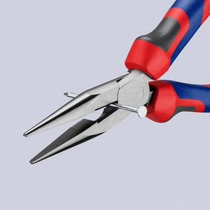 Pince à bec long professionnel en acier inoxydable avec coupe-fil multi-grip pour la fabrication de bijoux - Product Image 5