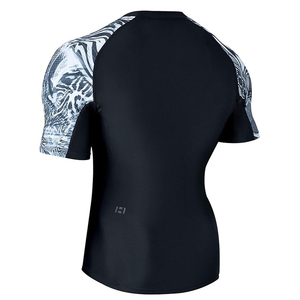 Men Rash Guard <b>Compression</b> T <b>Shirt</b> Short Sleeve Swim <b>Shirt</b> UV Protection Quick Dry Custom Logo Wholesale - Product Image 2