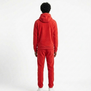 Men 2 Piece Hoodie <b>Tracksuit</b> Set Pullover Fleece Jogger Pants Active Running Lightweight Custom OEM Wholesale Manufacturer - Product Image 2