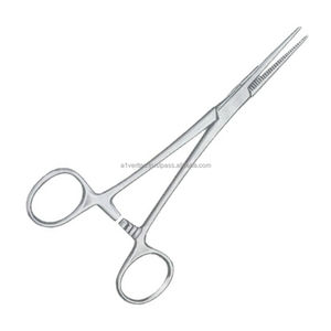 ชุดเครื่องมือผ่าตัดสแตนเลสแบบใช้ซ้ำได้ คีมคีบหลอดเลือดแดงแบบโค้งตรง รุ่น A-1 VERITAS คุณภาพสูง - Product Image 1