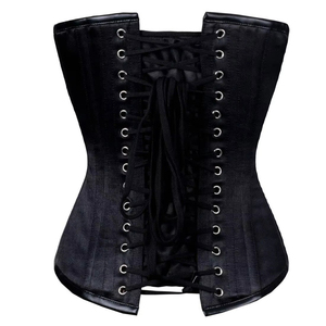 Nuevos Corsés de Moda al por Mayor de Alta Calidad, Corsés de Cintura con Varillas de Acero, Tallas Grandes, Corsés de Cuero PU Sexys para Mujer, Ropa de Club - Product Image 5