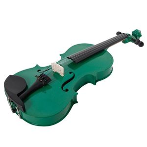 Custodia per violino acustico fatta a mano per studenti con archetto in fibra di carbonio e resina in legno - Product Image 4