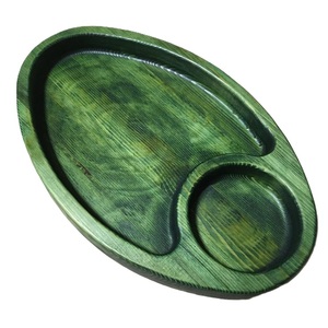 Hot Selling Wooden Handmade Durable Quality Serving <b>Trays</b> Wooden Dips & <b>Chips</b> <b>Tray</b> Classical Serving <b>Tray</b> Custom Size Design - Product Image 2