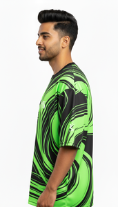 Camiseta Premium de Corte Regular, Sublimada, de Poliéster/Algodón, de Secado Rápido para Hombre, Estilo Casual Urbano de Moda - Product Image 5