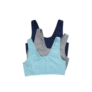 Women Sports <b>Bra</b> High Support Breathable Racerback Yoga Running Fitness Workout Top Light <b>Blue</b> Gray Navy - Product Image 1