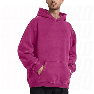 Sudadera con Capucha Extra Grande para Hombre, Estilo Vintage Lavado al Ácido, para Uso Casual o Entrenamientos Deportivos - Product Image 6