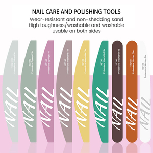 Lima de uñas de vidrio, paquete de 3, para uñas naturales, regalos para mujeres adultas, diseño único con acero inoxidable - Product Image 6
